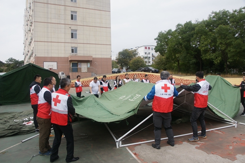 “同心协力—2019”承德市红十字会应急救援综合演练活动举行(图4)