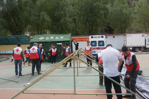 “同心协力—2019”承德市红十字会应急救援综合演练活动举行(图3)